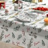 Horaldaily - Mantel de Navidad rectangular de 52 x 70