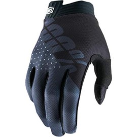 100% 1002I Kids Itrack Glove Youth Gloves - Black/Charcoal, Youth X-Large