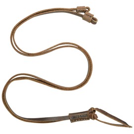 Hide & Drink, Adjustable Eyeglasses Strap, Glasses Cord, Everyday Accessories, Full Grain Leather, Handmade, Bourbon Brown