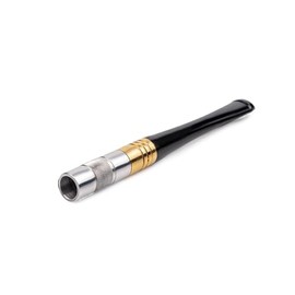 Dr. Watson - Soporte para cigarrillos de metal Art Deco de 3.9 pulgadas, se adapta a cigarrillos regulares, ideal para enrollar (también disponible en tamaño extra delgado)