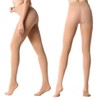 MANZI Women's 1 Pairs Classic Opaque Control-Top Tights with Comfort