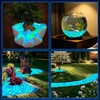 900Pcs Mixed Size Glow in The Dark Pebbles Glowing Rocks