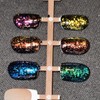 noirwhite 6 Color Glitter Sequins Gel Nail Polish Sparkly Shiny