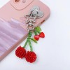 XLCTT Fruit Keychain Strawberry Cherry Bag Charm Cherry Keychain Keyring