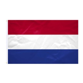 Netherlands Flag - 150 x 240 cm - Reinforced Fabric - Durable Stitching - Bright Colours - Indoor Outdoor Flag - Integrated Eyelets - National Flag