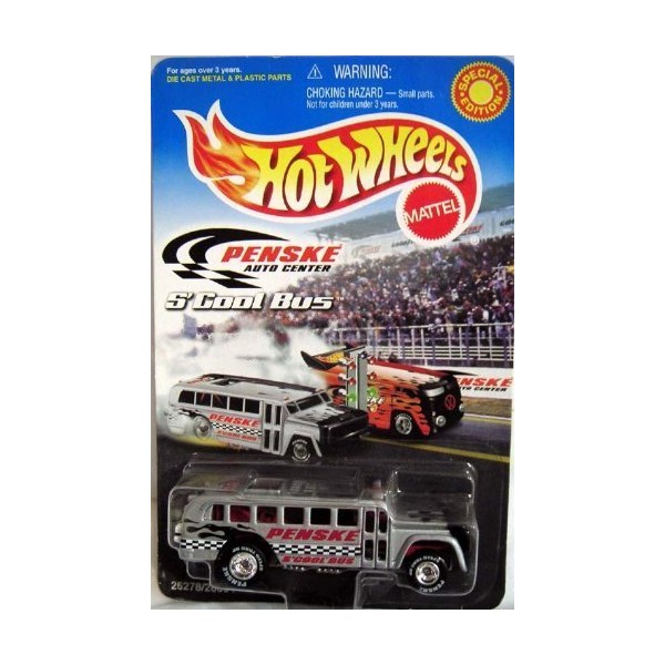 SPECIAL EDITION HOT WHEELS PENSKE SILVER S'COOL BUS