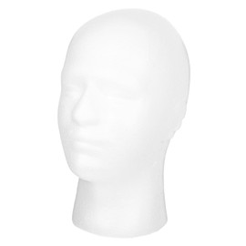 NOLITOY Bald Mannequin Head Display Stand for Wigs Scarves Professional Head Model for Salons Shops and Home Use Smooth Surface Multipurpose Design