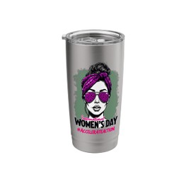 International Women’s Day – #AccelerateAction Feminist Power Stainless Steel Insulated Tumbler