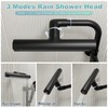 3-Mode Rain Shower Head with Handheld Sprayer Set, Powerful High-Pressure