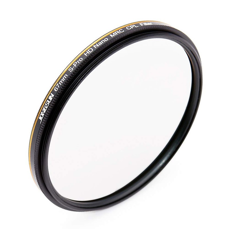JONGSUN 67mm Polarizing Filter, Circular Polarizer Filter, S-Pro HD Nano