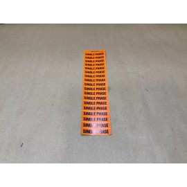 Thomas & Betts Lot Of 18 T&B Voltage & Conduit Markers Single Phase 1 PH Decals Labels #53E37