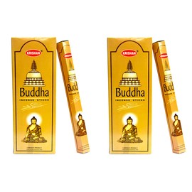 Krishan Buddha Incense Sticks Incense Sticks 240 Joss Sticks (12 Hexa Tubes of 240 Sticks) Joss Incense sticks, Yoga stick, Organic incense sticks, Positive vibes incense sticks