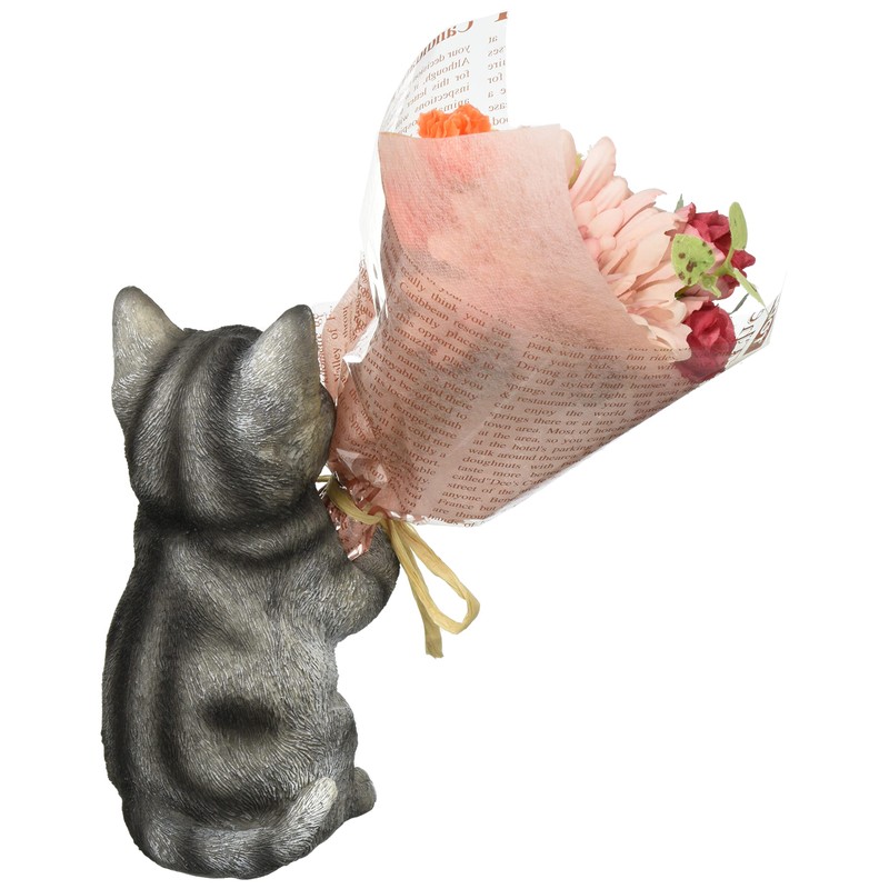Maruwa Trade (丸和貿易) CT Mignon Bouquet Cat American Shorthair 8.7×10.7×15cm