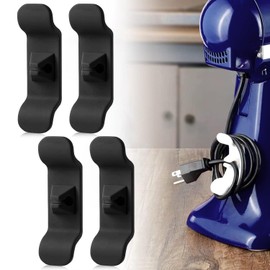 Animal Gifts Cord Organizer for Kitchen Appliances - Must Have Kitchen Gadgets, Appliance Cord Organizer Stick On, Black Kitchen Accessories New Apartment Kitchen Gifts Kitchen Essentials for New Home