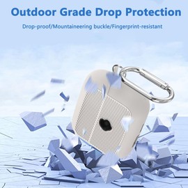 SKPY Premium Silicion Shockproof Case Compatible with Skullcandy Mod with Anti-Lost Carabiner Cleaning Tools Protective Cover for Boys Girls Womens Mens