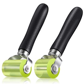 Facmogu 2 Size Car Sound Deadening Roller, Automotive Car Audio Sound Deadener Application Rolling Wheel, Noise Insulation Roller Seam Roller for Noise Filter Application Heat Abatement Mat Wallpaper