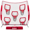 ZELUS 8 x 8ft Football Throwing Net, Quarterback Training Equipment