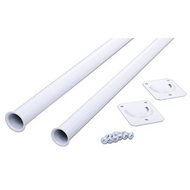 Closet Pro CD-0024-18/30WT Heavy Duty Adjustable Rod, 18 by 30-Inch, White