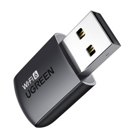 UGREEN WiFi Adapter for Desktop PC, AX900 USB WiFi 6 Adapter with 5GHz/2.4GHz Dual Band, Built-in Driver for Windows 10/11