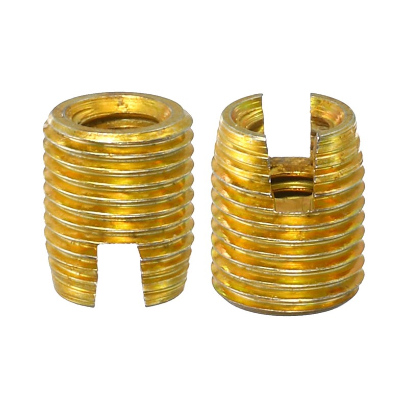 sourcing map Self Tapping Threaded Inserts, 15pcs Inner M3-0.5 Outer
