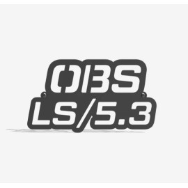 Special Ops Motorsports OBS LS/5.3 BOLT ON BADGE EMBLEMS lOGO BOLT ON LS SWAP STEEL  LSX