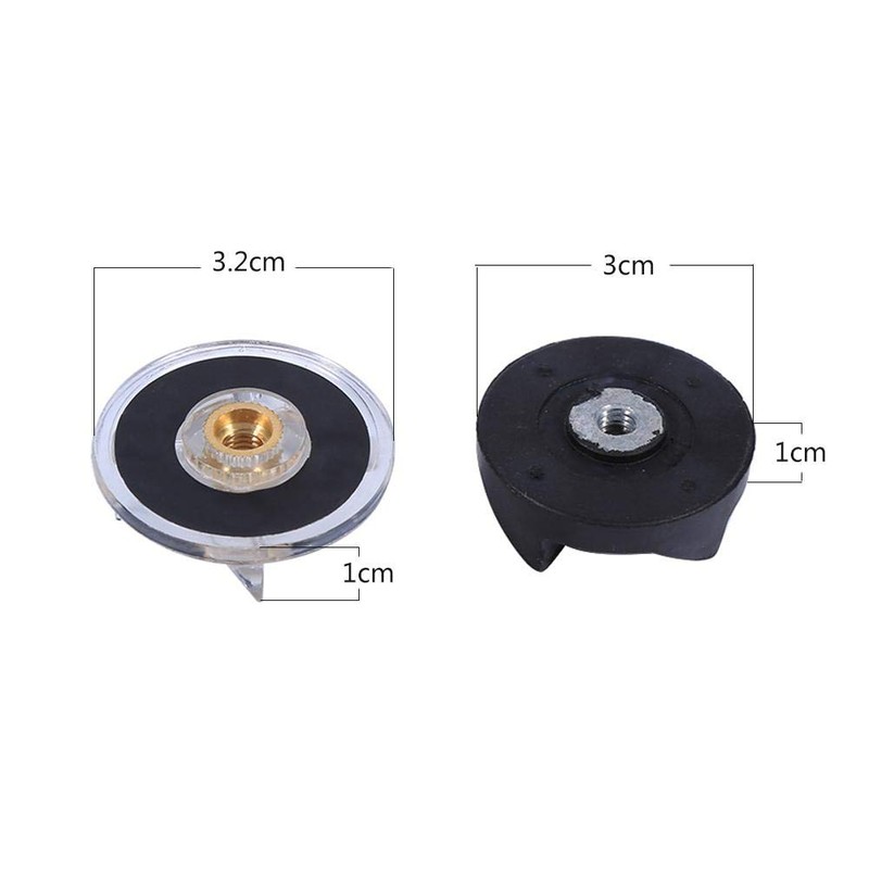 Replacement 2 Base Gears, 2 Rubber Blade Gears Replacement Parts