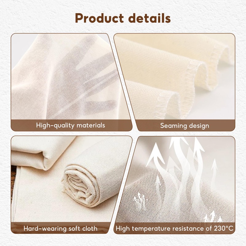 Muslin Cloths for Cooking, 10Pcs Cheese Cloths for Straining, 50