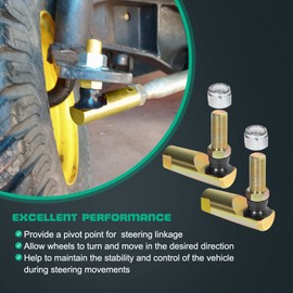 Switch Steering Tie Rod Ball Joint Ends for John Deere X465 X485 GX325 GX335 F910 F935, Replaces for John Deere AM133072 AM133073 AM133074 M86977
