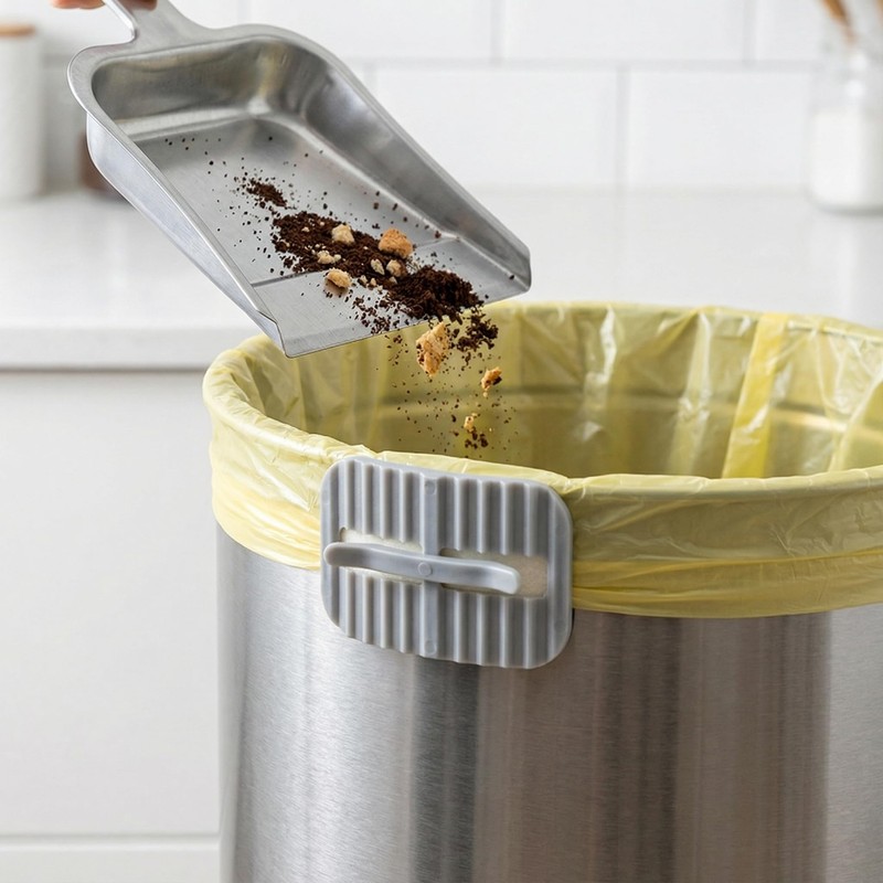 Zerodeko 16Pcs Garbage Bag Fixing Clamps Non-Slip Self-Adhesive Trash can