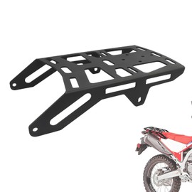 PIKPOP Rear Rack Accessories Compatible with CRF300L Rear Cargo Luggage Pannier Rack Replacement for Honda CRF300L CRF 300L Rally ABS 2021-2024(Black)