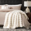 Amélie Home Faux Fur Throw Blanket for Couch, Fuzzy Soft