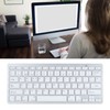 78 Keys Spanish Wireless Bluetooth Keyboard Thin Lightweight Silent Spanish
