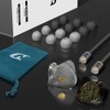 Hifi Kingdom ND-001 Hybrid (1DD+4BA) Wired In-Ear Monitor Silver with