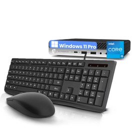 HP Elitedesk 800 G3 Mini PC Windows 11 Pro Desktop Computers, Intel Core i5-6500, 16GB RAM, 256GB SSD, USB 3.0 Type-C, VGA, DisplayPort, LAN/RJ-45 (Renewed)