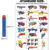 Nerf N Strike Blaster Compatible Dart Bullets, Compatible with All
