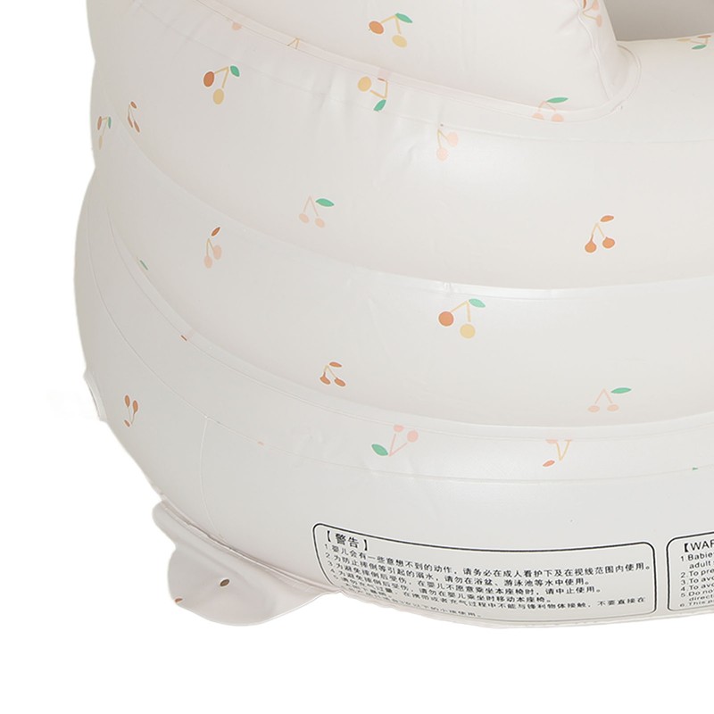 Baby Inflatable Seat with Air Pump Back Portable Safe Soft