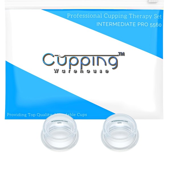 Cupping Warehouse Beginner Soft Supreme 2 Small Intermediate Pro 5560 Cupping Therapy Set- Beginner,Clinic & Home Use Silicone Cupping Set- Cupping Set Massage Therapy Cups- Suction Cups for Body