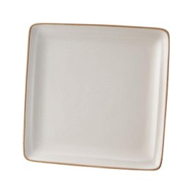 Edgeline Square Plate L White
