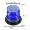 Solar Strobe Warning Light with Strong Magnetic Base LED Warning