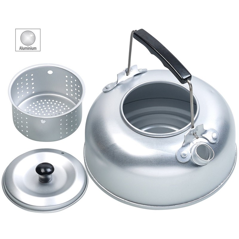 Semptec Urban Survival Technology Camping Tea Kettle: Aluminium Camping Kettle
