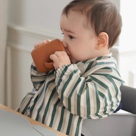 norinori Baby Weaning Bib With Sleeves Feeding Bibs - Waterproof Bibs Coverall bibs for baby toddler from 6-36 Months soft With Large Pocket Easy to Clean