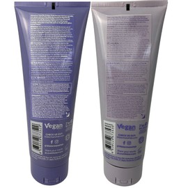 Purple Shampoo & Purple Conditioner Set with Free Makeup Bag, Watermans Life is Better in Blonde Set - Quickly Removes Yellow Tones for Blonde, Platinum, White or Grey Hair