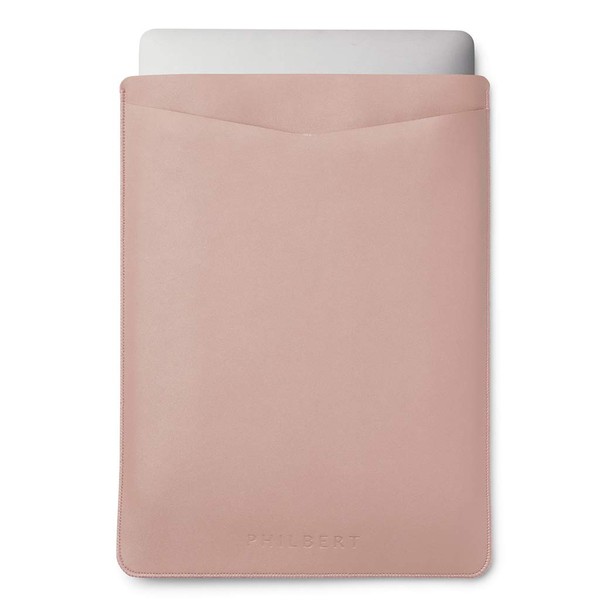 Vegan Leather Laptop Sleeve. New Ultra Slim Design. Fits 13"