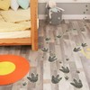 Lilac 2 Sheets Glow in The Dark Dinosaur Footprint Wall