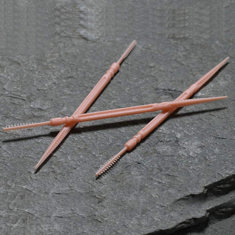 1100 Pcs Disposable Plastic Portable Convenient Toothpicks with Clear Case