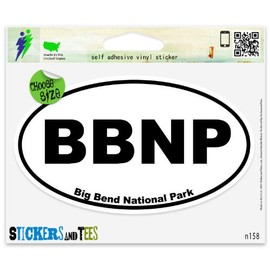Beg Bend National Park Oval Vinyl Car Bumper Window Sticker 3" x 2"