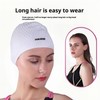 Silicone Swim Cap for Men Women - Comfortable Bathing Cap