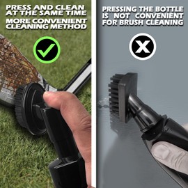 Upgraded Gift Style Golf Club Water Brush Cleaner with Retainer Clip,Ultimate Green Cleaning Equipment for Golfers,Golf Gifts for Men and Women.