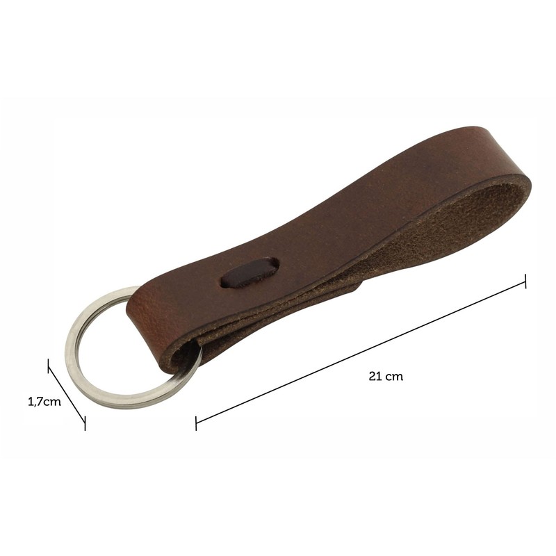 Gusti Jameson Leather Keyring, Leather