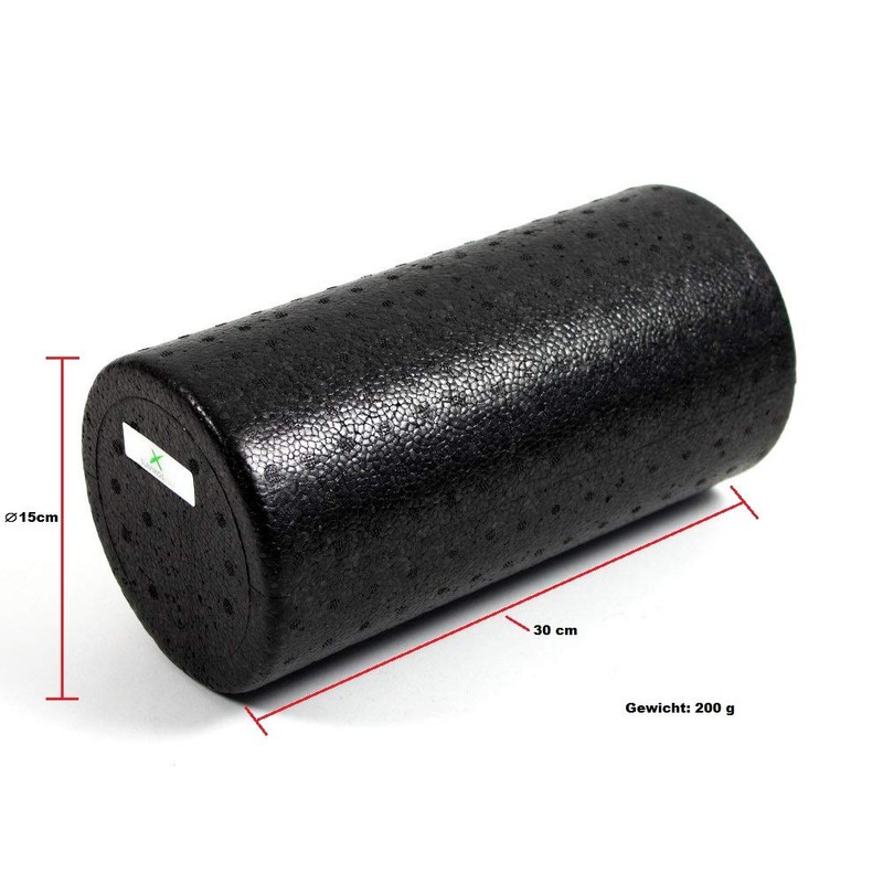 Slavikosway 9010017 Fascia Roller Massage Training Gymnastics Black Fitness Stretching